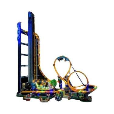 Imagem de Conjunto De Blocos De Montar Montanha-Russa Para Crianças 3756 Peças B