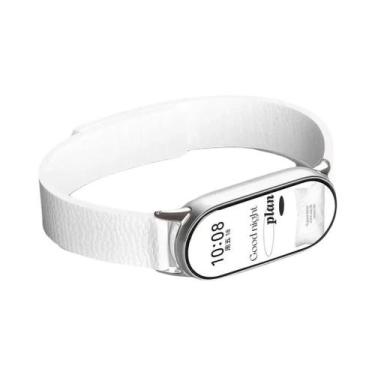 Imagem de Pulseira De Silicone Com Padrão De Lichia Para Xiaomi Mi Band 10 9 8, 