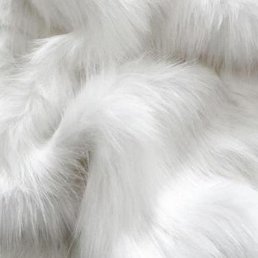 Imagem de Tecido Pelúcia De Pelo Alto 1,60x5,00 M Para Decoração Off White - D'R