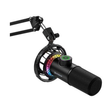 Imagem de Microfone Gamer Cardióide KBM! GAMING, Podcast, Streaming, RGB, Antivibração-Unissex