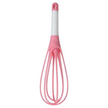 Imagem de Batedor fuê retratil plastico - Doce Vida, Rosa Bebê