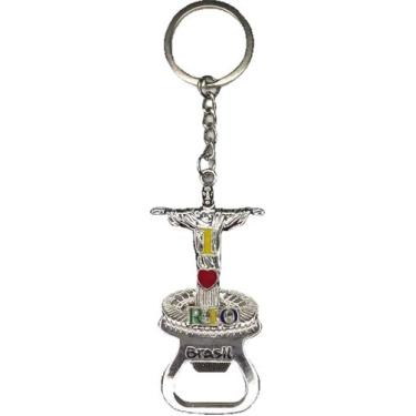Imagem de Abridor De Garrafas Chaveiro Metal Lembrança Rio De Janeiro Souvenir -