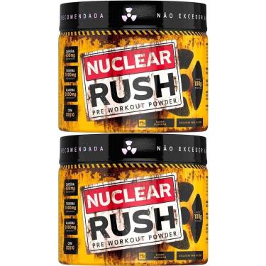 Imagem de Kit 2X Nuclear Rush Pre Workut Powder - 100g Guaraná - BodyAction-Masculino