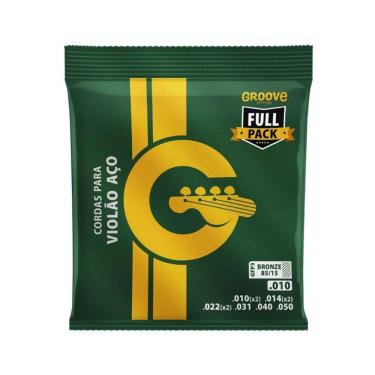 Imagem de Encordoamento Para Violão Aço Gfp3 Bronze 010 Groove