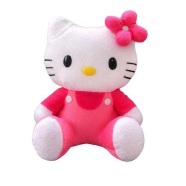 Imagem de Brinquedo De Pelúcia Hello Kitty Gatinha Fofinha Kawaii com 35cm - sem