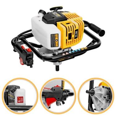 Imagem de Perfurador Solo a Gasolina 52cc 2 Tempos Profissional Denzel Sem Broca