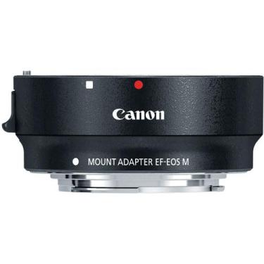 Imagem de Adaptador de Montagem Canon EF-EOS M para Lentes EF/EF-S em Câmera EOS