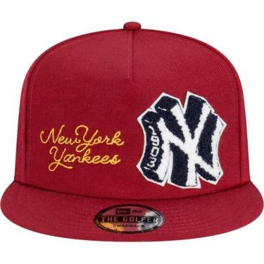 Imagem de BONÉ NEW ERA GOLFER NEW YORK YANKEES LETTERMAN MBP23BON036 VERMELHO ESCURO-Masculino