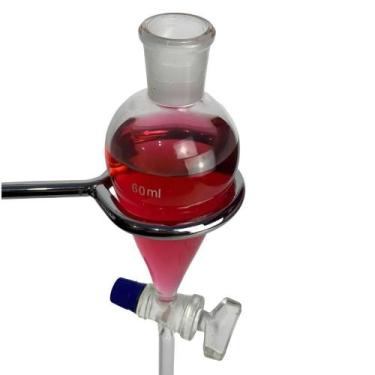 Imagem de Funil De Separação De Vidro Com Torneira Em Vidro, 500ml - Drop - Unid
