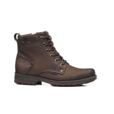 Imagem de Coturno Bota Masculino Ziper Lateral Couro Tratorada Casual Confortável-Masculino