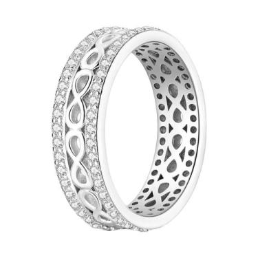 Imagem de Anel De Prata 925 Com Zircônia Para Mulheres, Design Original, Joia De