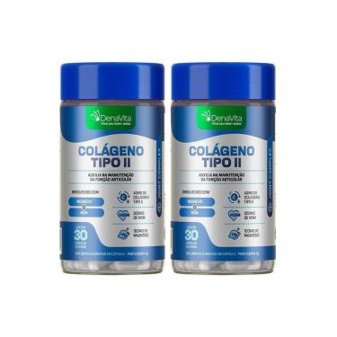 Imagem de Kit 2x Pote Colágeno Tipo 2, Msm Magnésio, 3x1, Collagen, Uc2, Denavita-Unissex