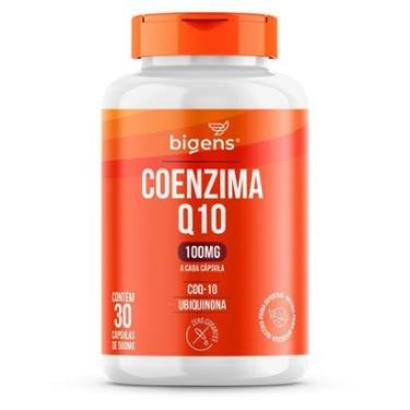 Imagem de Coenzima Q10 100mg Coq-10 Ubiquinona 30 Caps - Bigens-Unissex