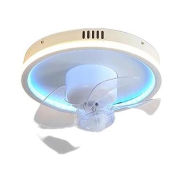 Imagem de Ventilador De Teto LED RGB Com Luz, Controle Remoto E Dimerização Cont