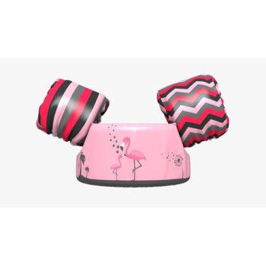 Imagem de Boia Salva Vidas Infantil Sea Float Flamingo Beach 25 a 35kg
