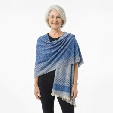 Imagem de Pashimina Cachecol Xale Echarpe Estampa de Poá - - Sarat Moda Indiana,