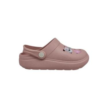 Imagem de Sandalia Papete Clog Infantil Feminina Babuche Molekinha 2591102, Rosa