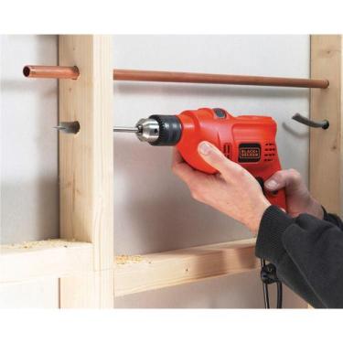 Imagem de Furadeira Black Decker 560w Mandril 3/8 - 127v - black&decker, Laranja