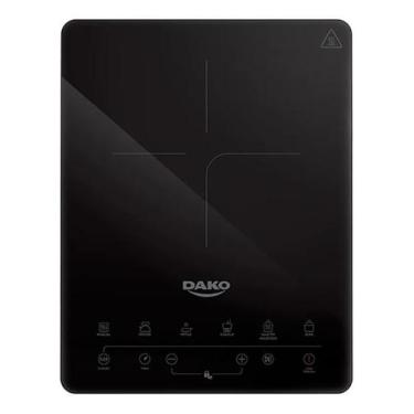 Imagem de Cooktop De Indução 1 Boca Dako Com Mesa Vitrocerâmica E Indicador De C