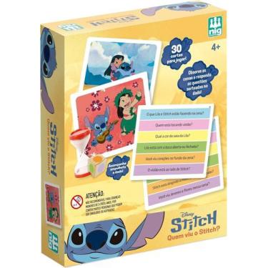 Imagem de Jogo Educativo Quem Viu O Stitch Disney Nig Brinquedos
