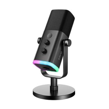 Imagem de Microfone Gamer USB XLR Fifine Streaming AM8 Preto