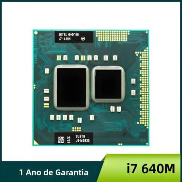 Imagem de Processador De Laptop Intel Core I7 640m Dual Core 2.8GHz L3 4M Compat
