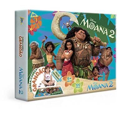 Imagem de QUEBRA-CABEÇA Cartonado Moana 2 120 Peças Grandão - Toyster