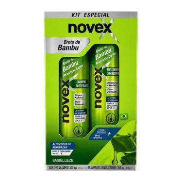 Imagem de Kit Shampoo E Condicionador Novex Broto De Bambu 300ml Embelleze