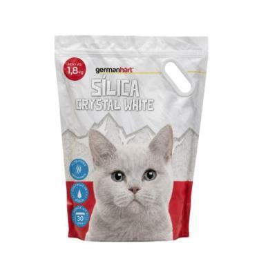 Imagem de Areia Sanitária Pet Gato Cristais White Sílica Normal 1,8kg - GERMANHA