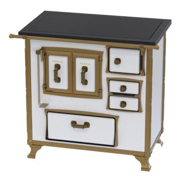 Imagem de Fogao a Lenha Venax GII n 1 Renaissance Premium Branco SE