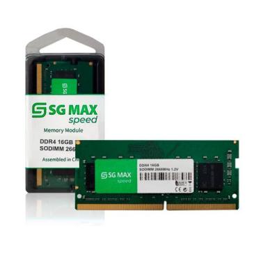 Imagem de Memoria Notebook 16Gb Ddr4 2666 CL19 1.2V SODDIM SGM16GL2666CL19NB SGM