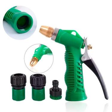 Imagem de Kit Esguicho Mangueira Irrigação Engate Rápido Ideal para Jardins - FB
