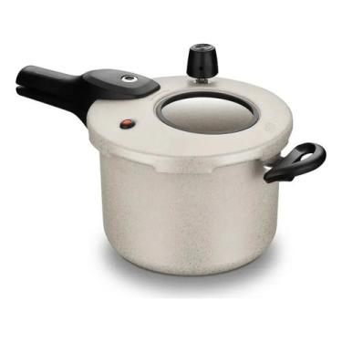 Imagem de Panela pressão ceramicflon induçao visor 70kpa 4,5l mta