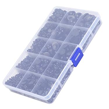 Imagem de Pacote de olhos e nariz de plástico, olhos e nariz de plástico 2575 unidades para casa(2575 preto)