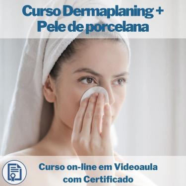 Imagem de Curso on-line em videoaula de Dermaplaning + Pele de porcelana com Certificado