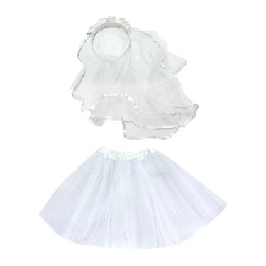 Imagem de Fantasia Noiva Carnaval Halloween Festa Junina Namorados