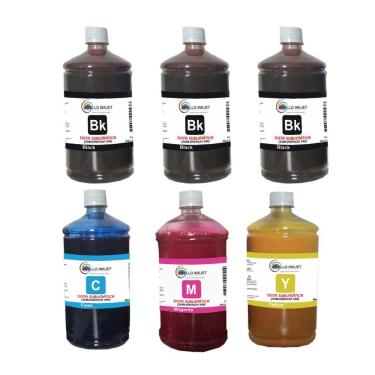 Imagem de Kit 6 Litros Tinta Genérica APOLLO INKJET P/ Impressora Brother Mfc-j6510dw/ Dcp