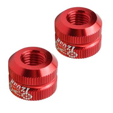 Imagem de Simhoa 1 par de acessórios de reparo de pneus de bicicleta de reposição para método de bocal a vácuo - vermelho