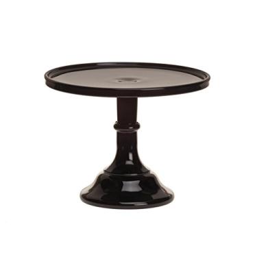 Imagem de Placa de bolo de vidro pedestal Mosser Glass Black Rasperry – 22,86 cm