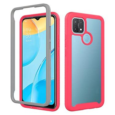 Imagem de Mobile phone accessories Para FOR OPPO A15 Starry Sky Solid Color Series à prova de choque PC + TPU caso protetor phone case