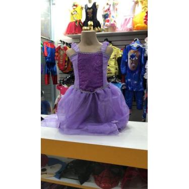 Vestido Princesa Sofia Sophia Lilás Princesas Lilás Fantasia em Promoção na  Americanas