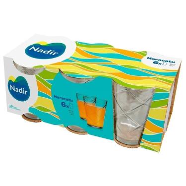 Imagem de Conjunto de Copos Nadir 265ml Maracatu 6 Peças