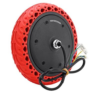 Imagem de Qudai Substituição da roda do motor dianteiro do pneu do motor da scooter elétrica 36V 250W para scooters elétricas M365/Pro