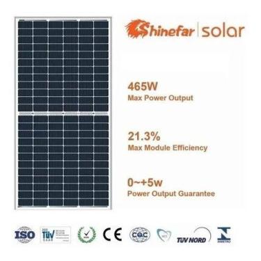 Imagem de Placa Solar Painel Fotovoltaico Monocristalino 465 W Inmetro - Shinefa