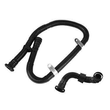 Imagem de Conjunto de 2 peças de mangueira de bomba de injeção de ar secundária da Runmade compatível com VW Jetta Bora Golf MK4 1.8T compatível com AUDI A3 TT S3 1.8T