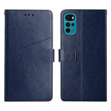 Imagem de For Motorola Moto G22 Y Stitching Horizontal Flip Leather Phone Case