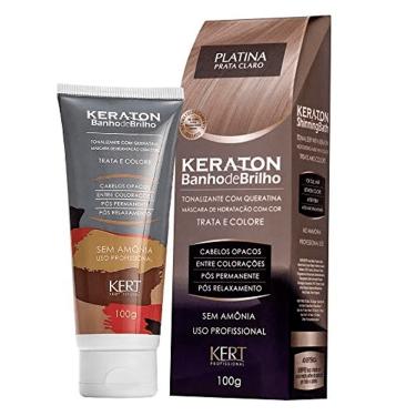 Imagem de Tonalizante Keraton Banho De Brilho Platina Prata Claro