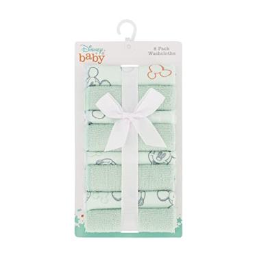 Imagem de Cudlie Toalhas de rosto Disney para bebês com personagens de berçário | Pacote com 8 toalhas de banho infantis | Presentes de chá de bebê e coisas de bebê para recém-nascidos