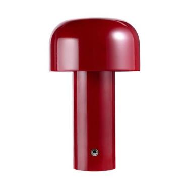Imagem de Mushroom Lamp - Luminária Led Sem Fio  Vermelha  Minicool