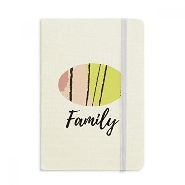 Imagem de Caderno com estampa de arte abstrata quente oficial de tecido capa dura diário clássico